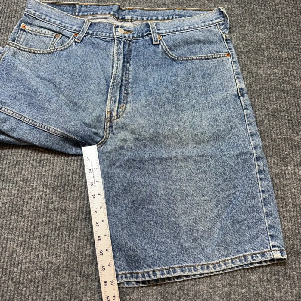 Levi's‎ 550 Denim Shorts Mens 38 Light Wash Relaxed Fit Jorts Grunge Indie Y2K